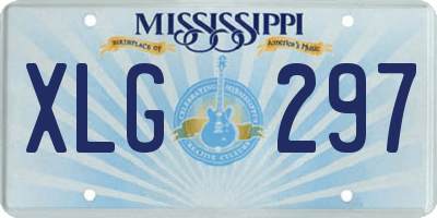 MS license plate XLG297