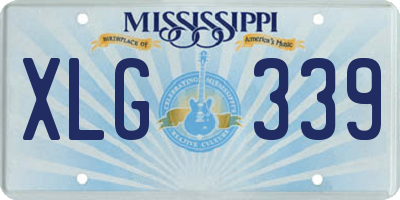 MS license plate XLG339