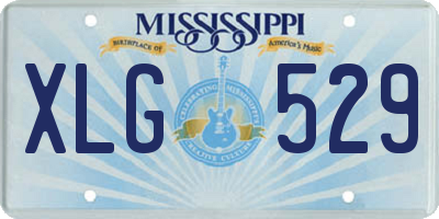 MS license plate XLG529