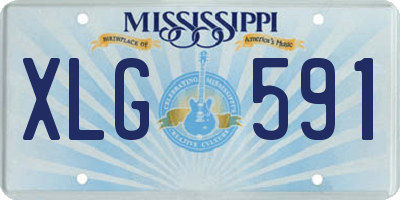 MS license plate XLG591