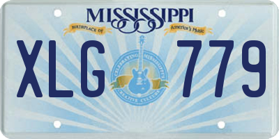 MS license plate XLG779