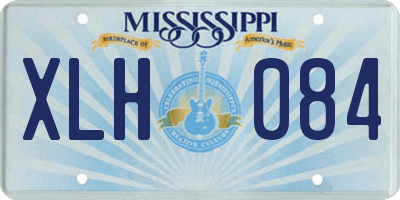 MS license plate XLH084