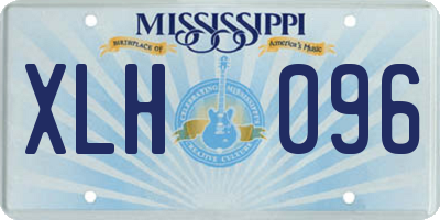 MS license plate XLH096