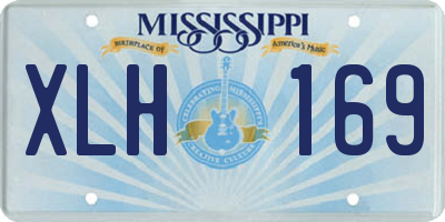 MS license plate XLH169