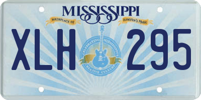 MS license plate XLH295