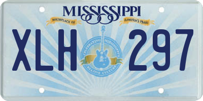 MS license plate XLH297