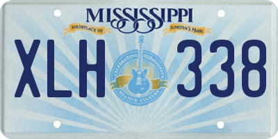 MS license plate XLH338