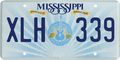 MS license plate XLH339