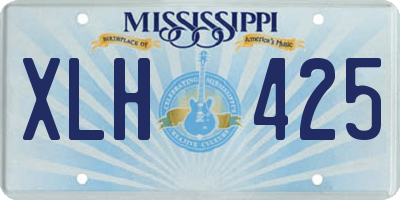 MS license plate XLH425