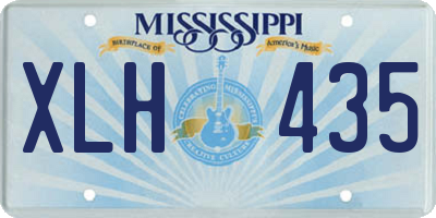 MS license plate XLH435
