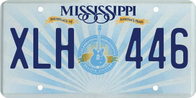 MS license plate XLH446