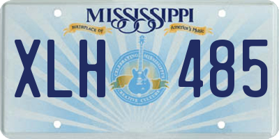 MS license plate XLH485