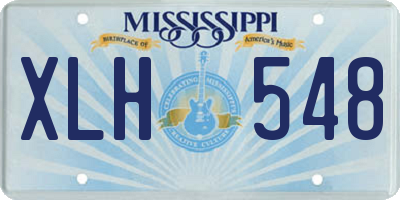 MS license plate XLH548