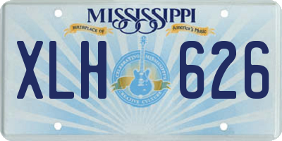 MS license plate XLH626