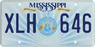 MS license plate XLH646
