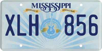 MS license plate XLH856