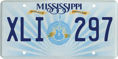 MS license plate XLI297