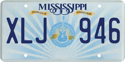 MS license plate XLJ946