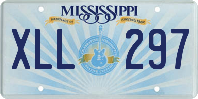 MS license plate XLL297