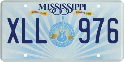 MS license plate XLL976