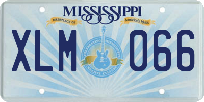 MS license plate XLM066