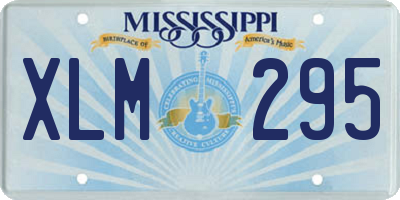 MS license plate XLM295