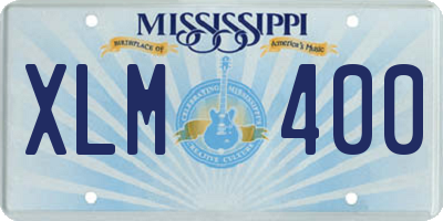 MS license plate XLM400
