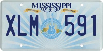 MS license plate XLM591