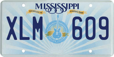 MS license plate XLM609