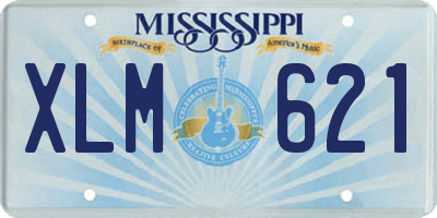 MS license plate XLM621