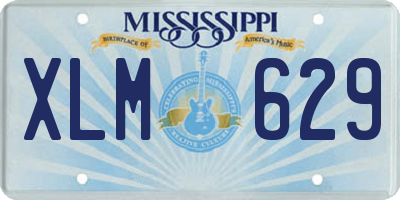 MS license plate XLM629