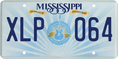 MS license plate XLP064
