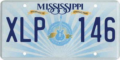 MS license plate XLP146
