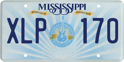 MS license plate XLP170