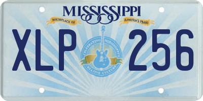 MS license plate XLP256