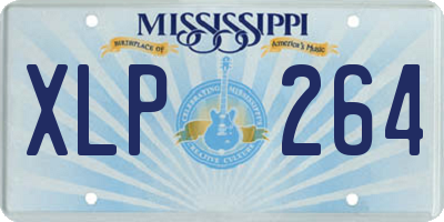 MS license plate XLP264