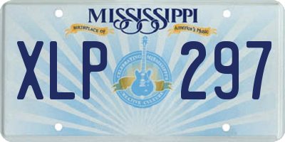 MS license plate XLP297