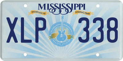 MS license plate XLP338