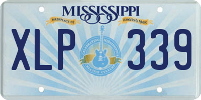 MS license plate XLP339