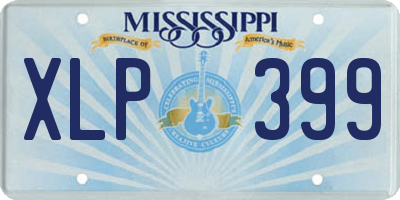 MS license plate XLP399