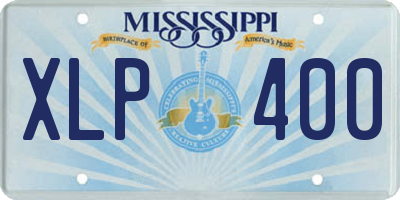 MS license plate XLP400