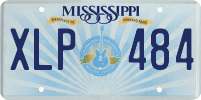 MS license plate XLP484