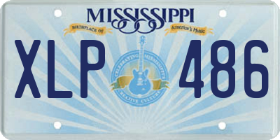MS license plate XLP486