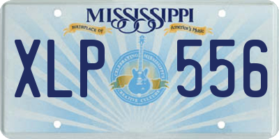 MS license plate XLP556
