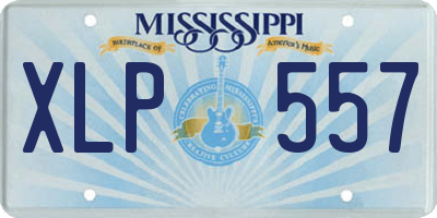 MS license plate XLP557