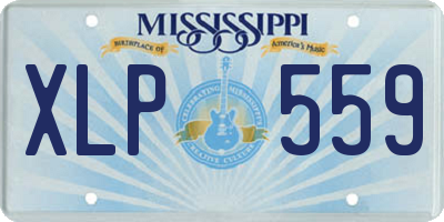 MS license plate XLP559