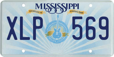 MS license plate XLP569
