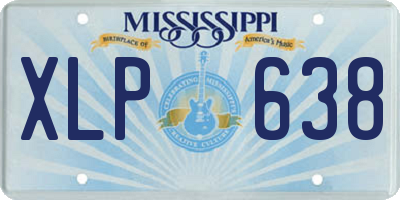 MS license plate XLP638