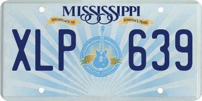 MS license plate XLP639