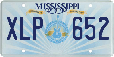 MS license plate XLP652